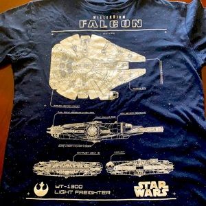Men’s/boys Star Wars shirt sleeved crew